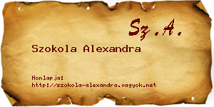 Szokola Alexandra névjegykártya